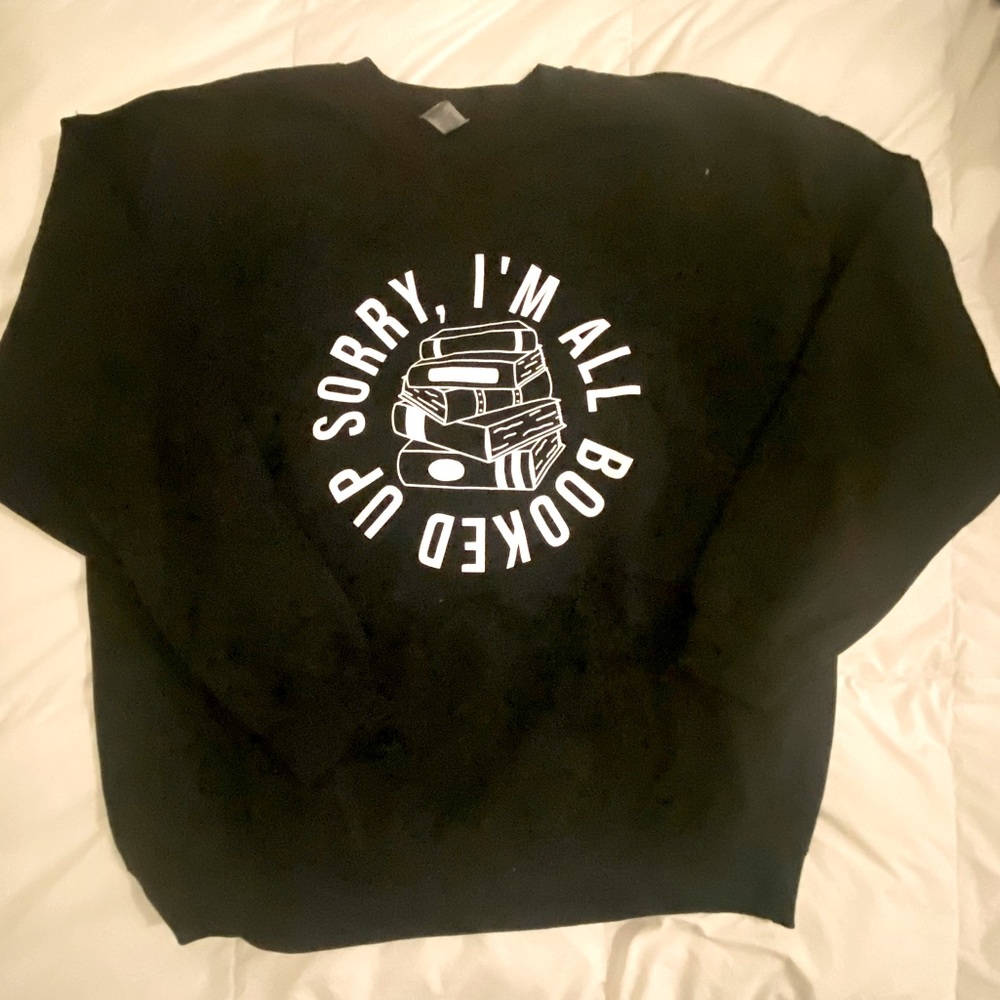 Bookish Crewneck Sweatshirt - Size XL, like new!